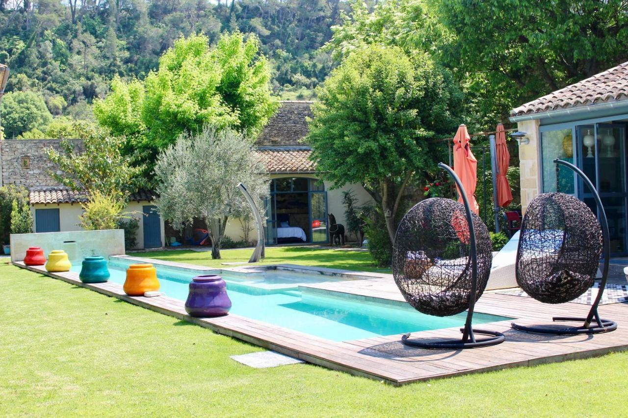 Villa Mas Bleu à Sommières Extérieur photo