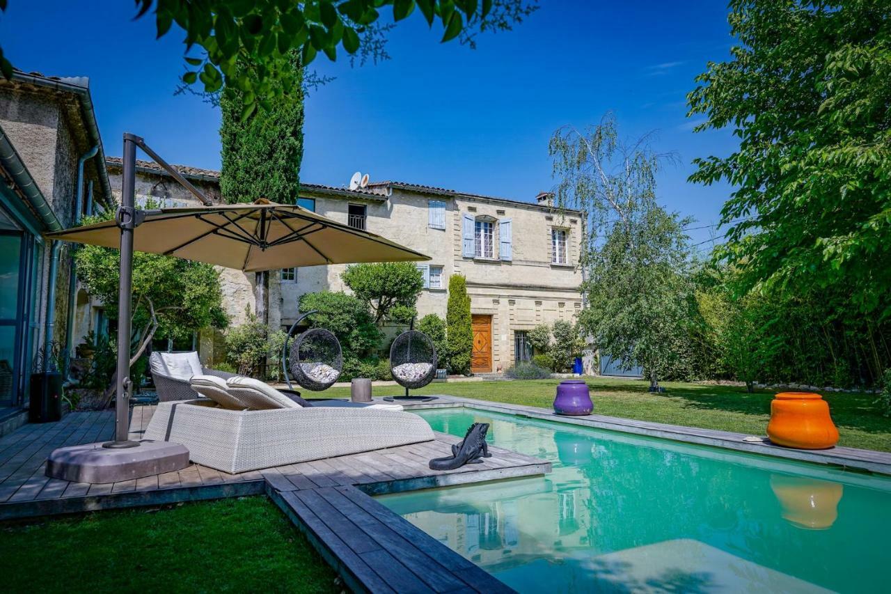 Villa Mas Bleu à Sommières Extérieur photo